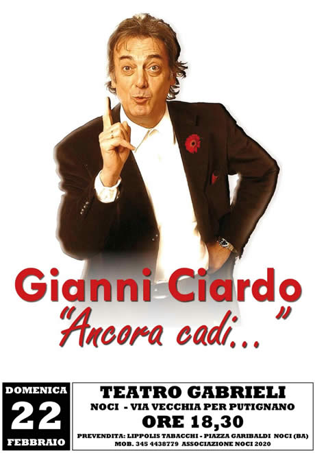 Domenica al teatro Gabrieli lo show di Gianni Giardo
