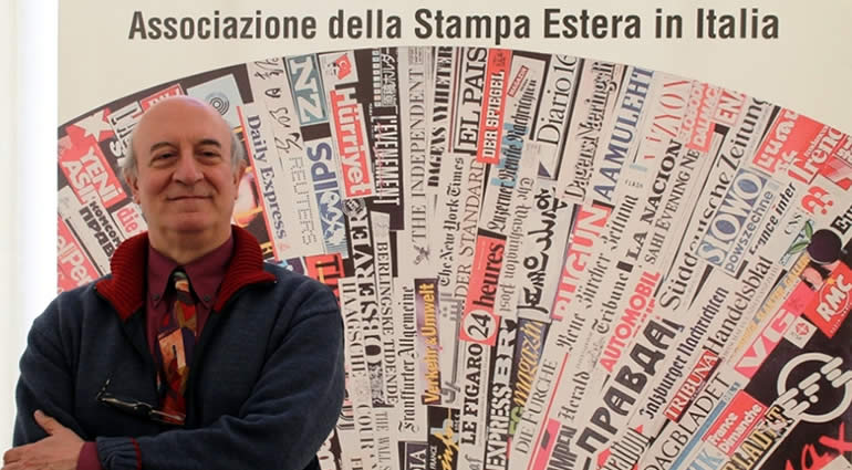 Gianfranco Nitti, unico italiano nel direttivo dell’Assostampa estera