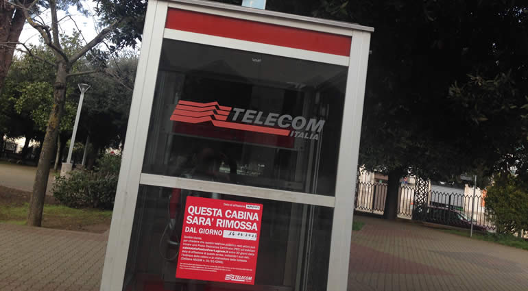 Addio cabine Telecom …