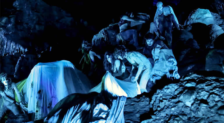 ‘Hell in the Cave’, la Divina Commedia nelle Grotte di Castellana