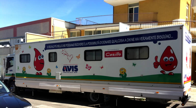 Autoemoteca per i ragazzi dell’Agherbino