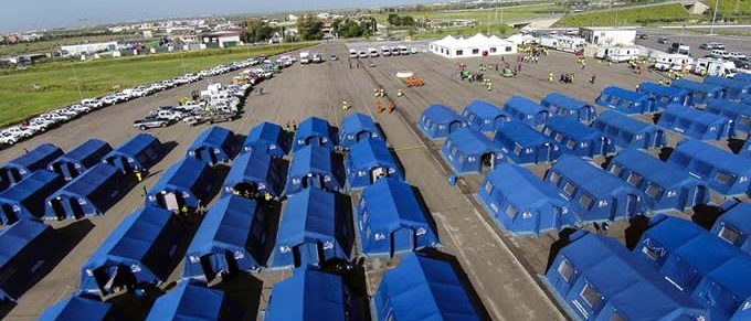 Immagine 3: Il Nucleo ANC all'esercitazione di Protezione Civile a Manfredonia