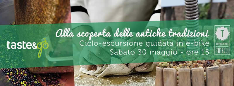 Taste&Go, ciclo-escursione per masserie didattiche