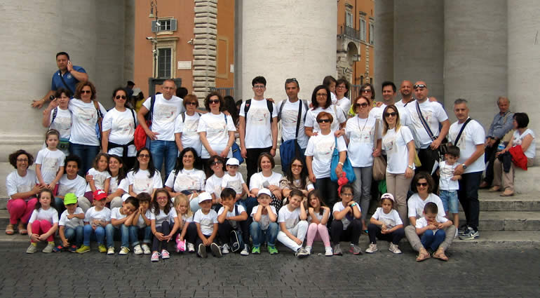 Gli alunni della Scuola Scotellaro in udienza da Papa Francesco