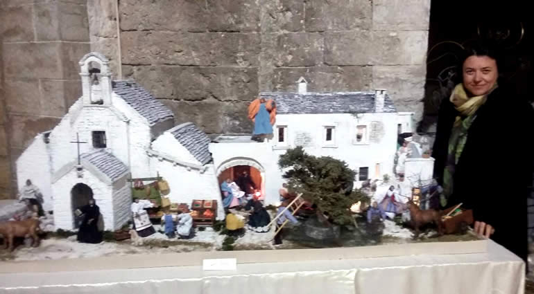 Il presepe che rappresenta Barsento in mostra alla “SpaccaBari”