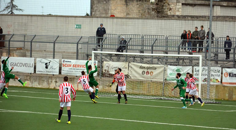 Pareggio casalingo per il Real Noci. Ancora 2 espulsioni