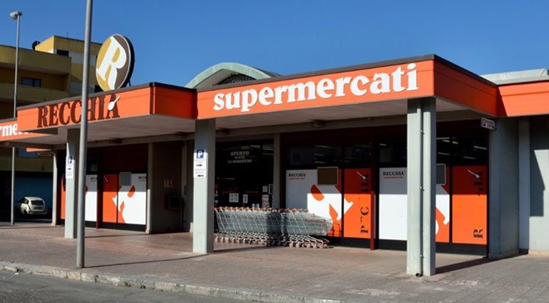 Rapina ai Supermercati Recchia