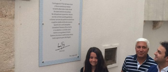 Immagine 3: Una targa dedicata a Enrico Gioia