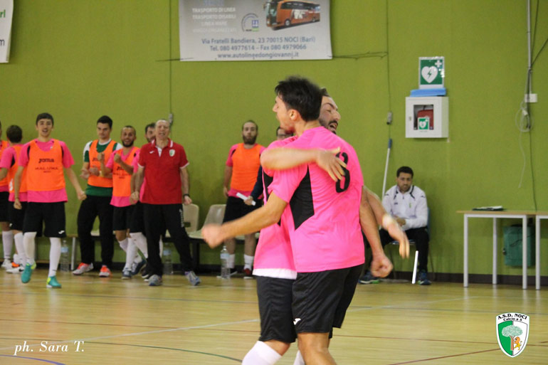 Un pareggio ed una vittoria per il Noci C5