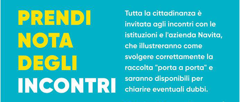 Come svolgere il Porta a Porta: il calendario degli incontri
