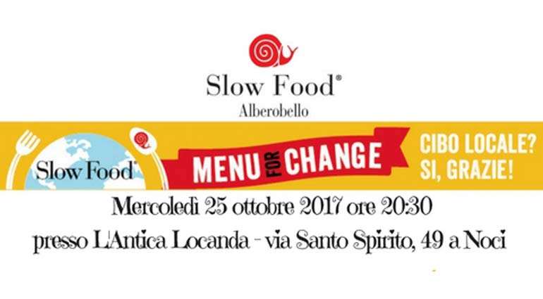MenùForChange: cibo locale… Si grazie