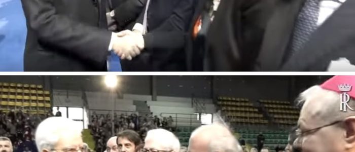 Immagine 2: Il Presidente Mattarella alle Grotte di Castellana