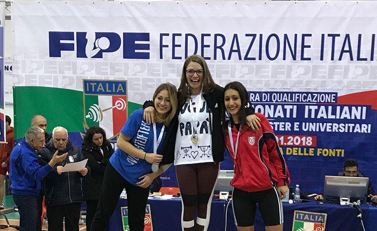 Antonella D’Arconso oro ai Campionati Seniores
