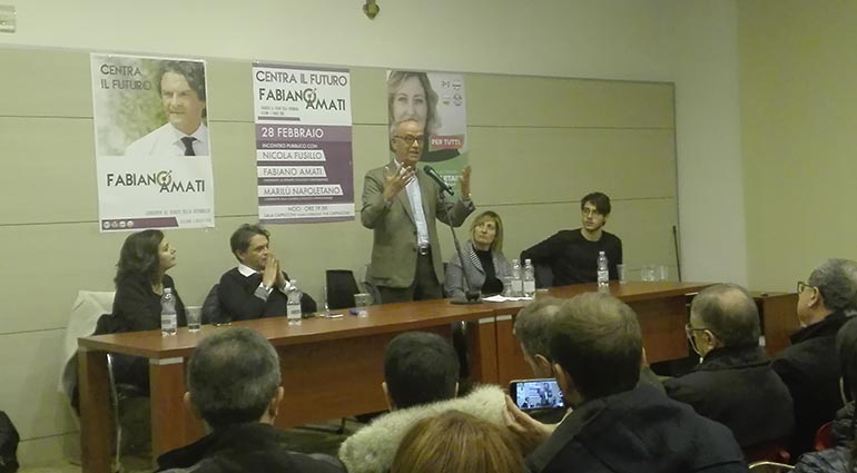 Fusillo in campo per Amati e Napoletano