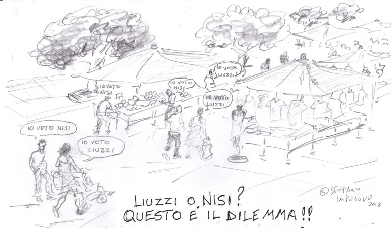 Minz ò Merchèt, la vignetta della settimana