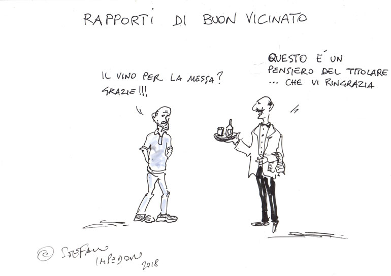 Minz ò Merchèt, la vignetta della settimana