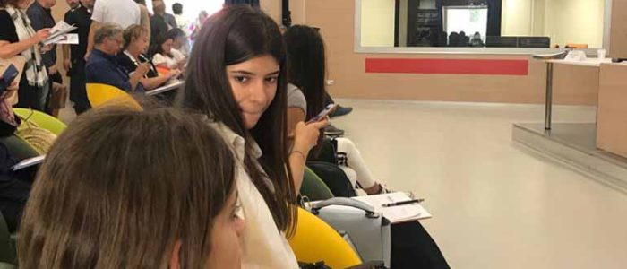Immagine 2: I liceali al convegno “SMART-IN progress"