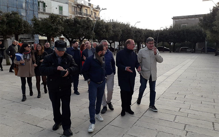 L’assessore Ruggeri a Noci