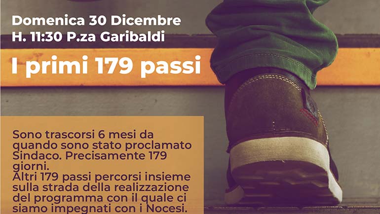 I primi 179 passi dell’Amministrazione Nisi