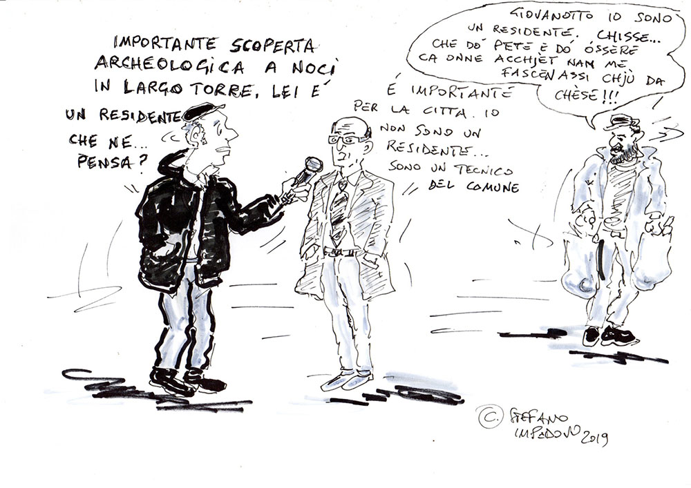 Minz ò Merchèt, la vignetta della settimana