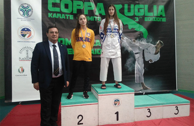 Karate: Lippolis oro in Coppa Puglia