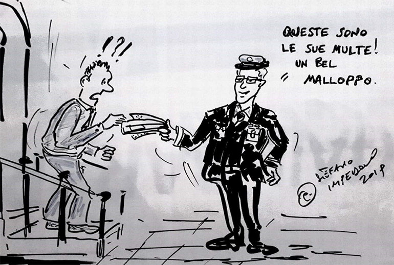 Minz ò Merchèt, la vignetta della settimana
