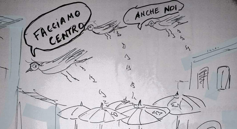 Minz ò Merchèt, la vignetta della settimana