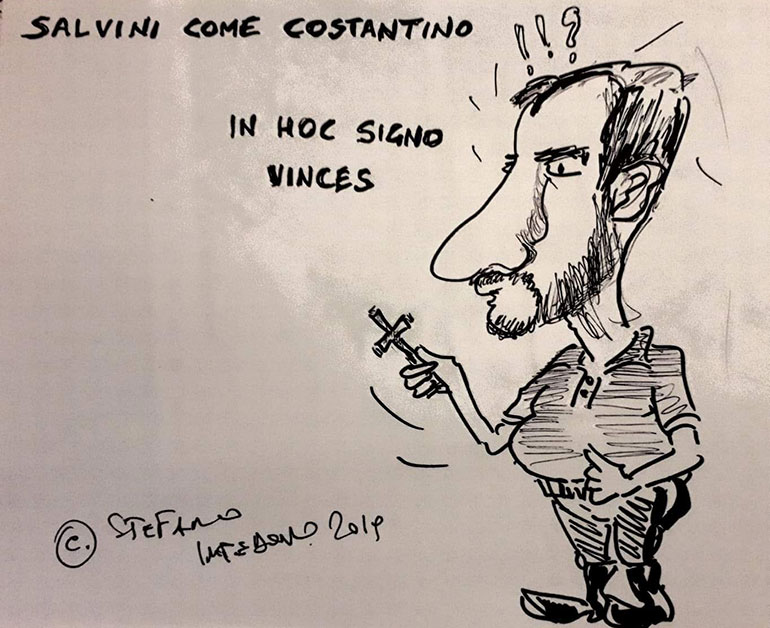 Minz ò Merchèt, la vignetta della settimana