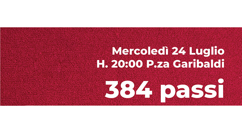 24 luglio: 384 passi con il sindaco Nisi
