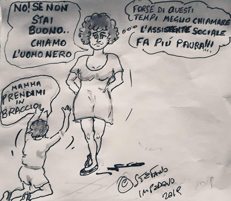 Minz ò Merchèt, la vignetta della settimana