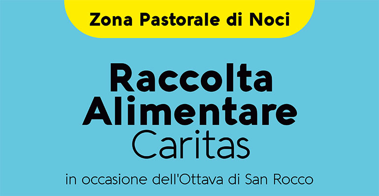 7 settembre: Raccolta Alimentare Caritas