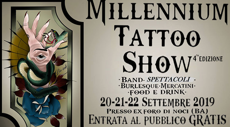 Millennium Tattoo Show, al Foro Boario l’arte della body modification