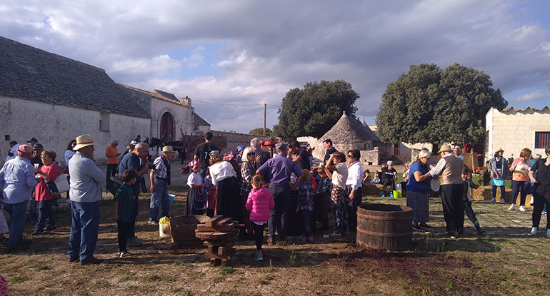 Nonni e nipoti protagonisti della Festa della vendemmia