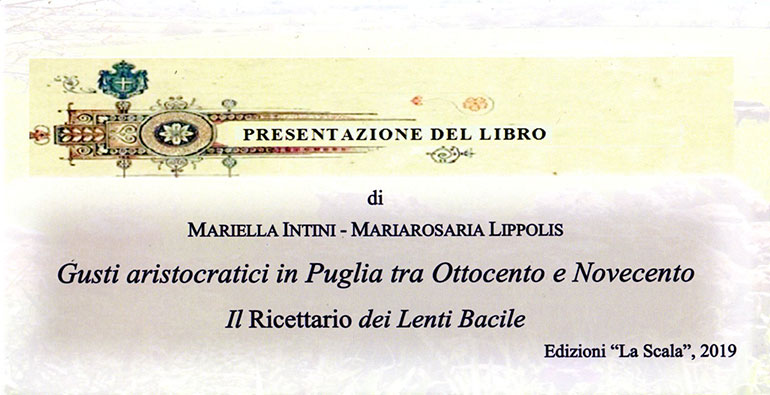 28 settembre: “Gusti aristocratici in Puglia tra Ottocento e Novecento” a La Scala