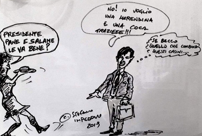 Minz ò Merchèt, la vignetta della settimana
