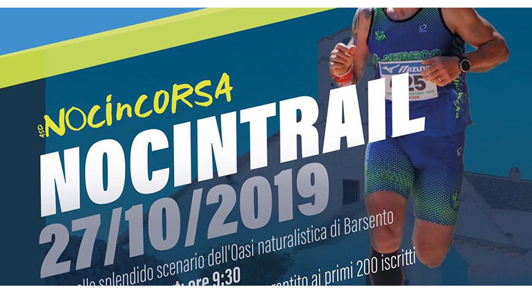 27 ottobre: Appuntamento con il primo “NOCINTRAIL”