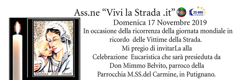 Vittime della strada, una Messa per ricordarle