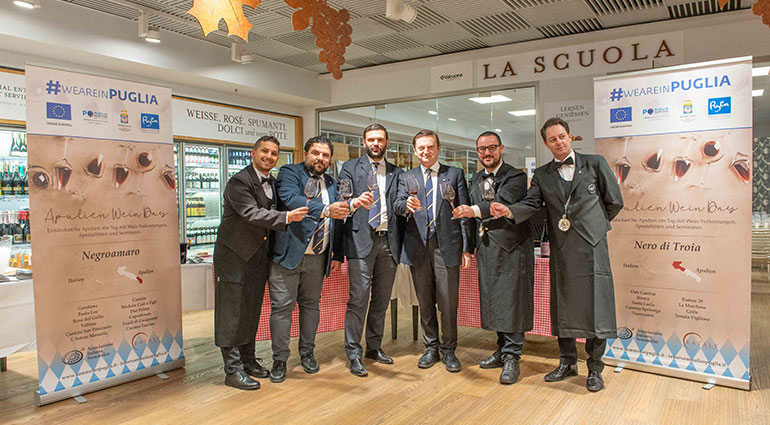 I sommelier nocesi dell’AIS Puglia a Monaco di Baviera