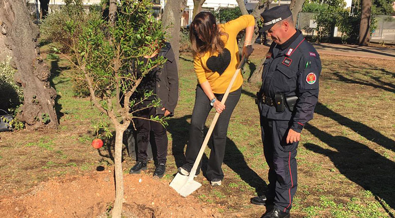 Giornata degli Alberi: Nuova piantumazione nella Villa Comunale