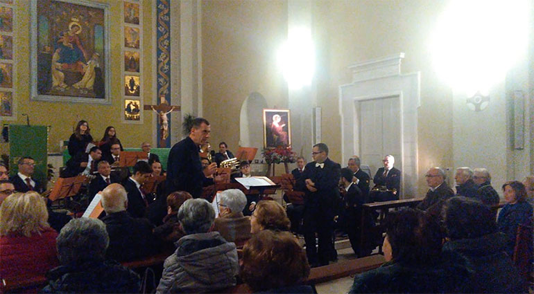 Applausi per la Banda “Sgobba-Santa Cecilia”