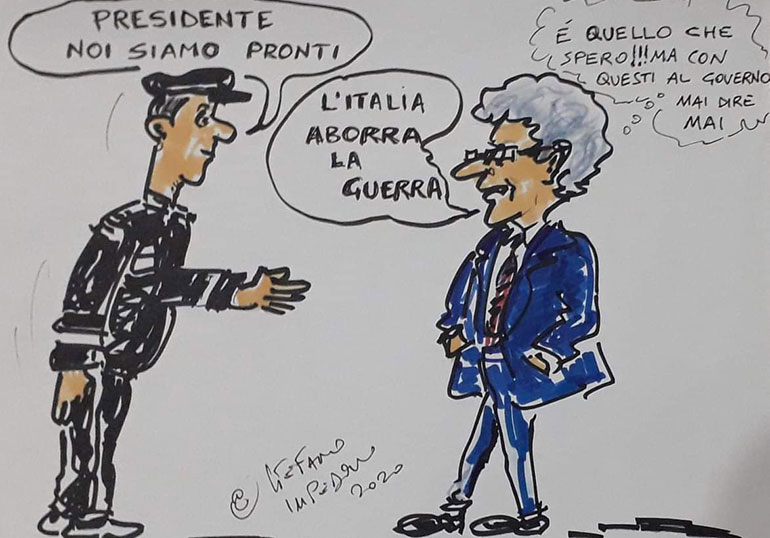 Minz ò Merchèt, la vignetta della settimana