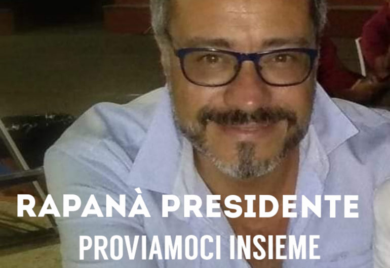 Rapanà presenta la candidatura alle Regionali 2020