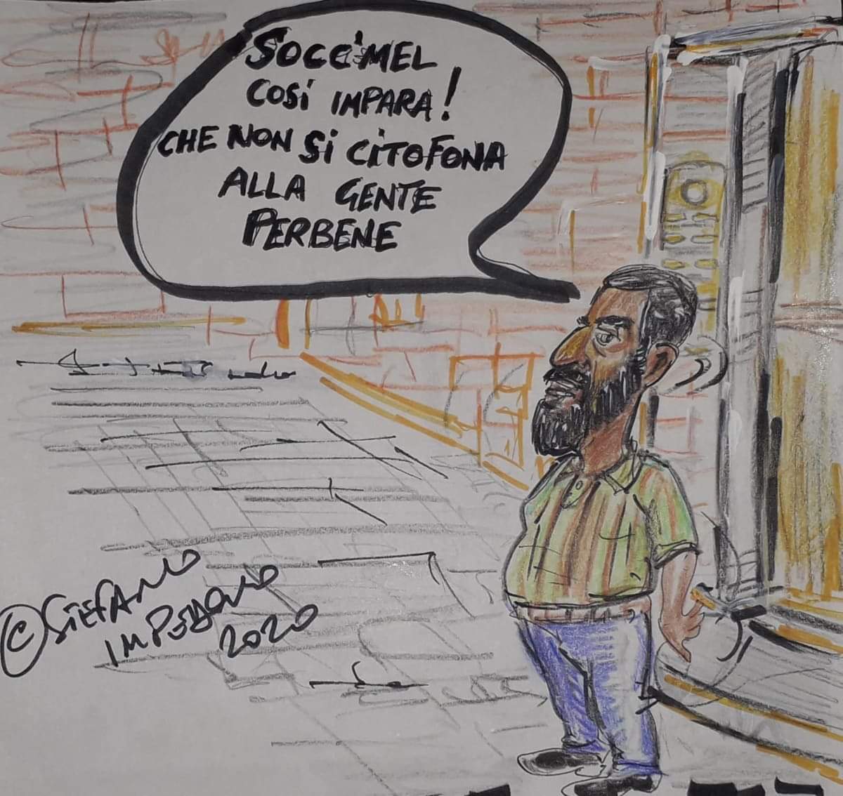 Minz ò Merchèt, la vignetta della settimana