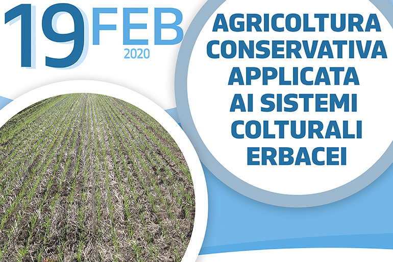 Agricoltura conservativa, mercoledì un seminario a tema