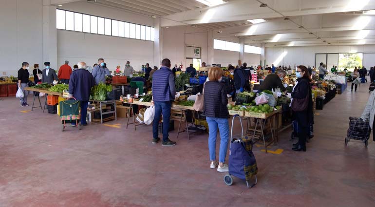 Riapre il mercato settimanale, al Foro Boario con guanti e mascherine