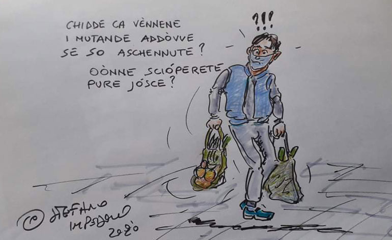 Minz ò Merchèt, la vignetta della settimana