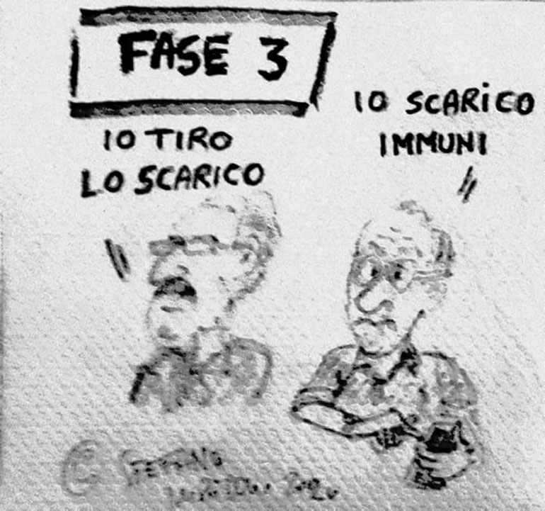 Minz ò Merchèt, la vignetta della settimana