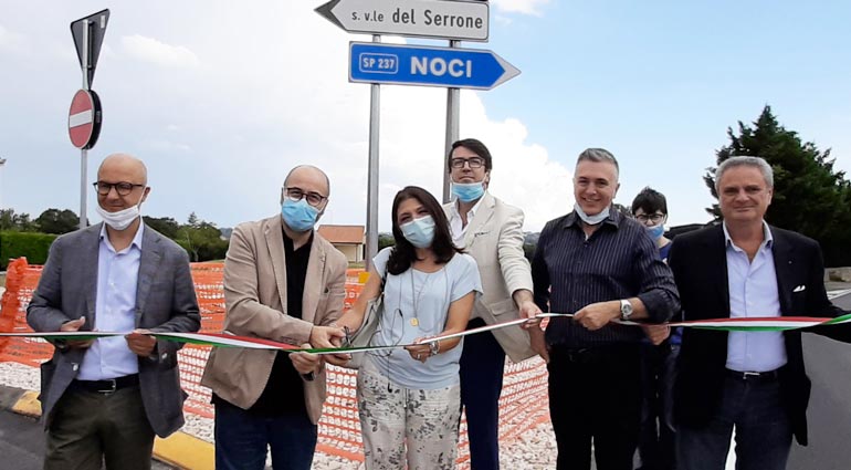 Inaugurata la rotatoria di Marzolla
