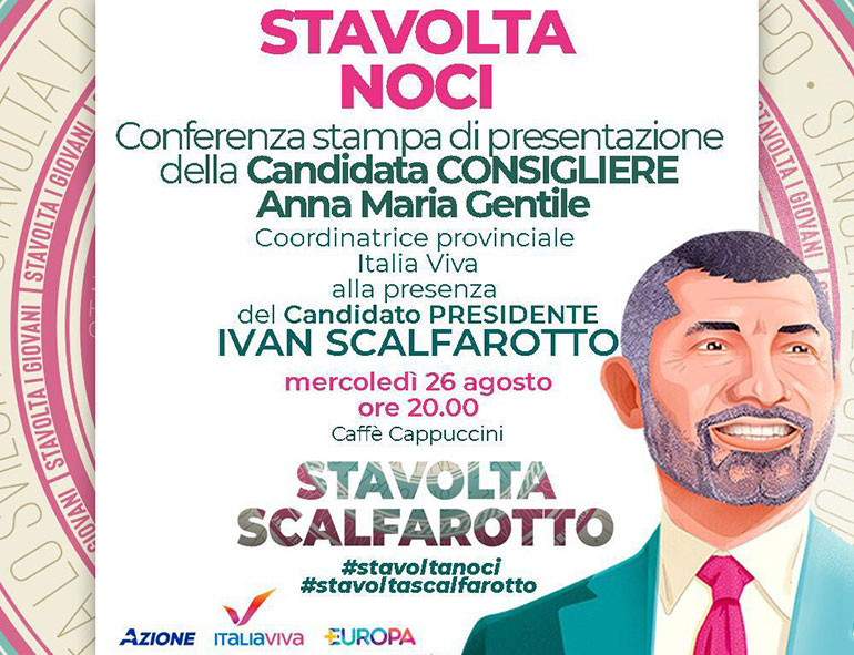 Regionali 2020: Anna Maria Gentile si presenta con Ivan Scalfarotto