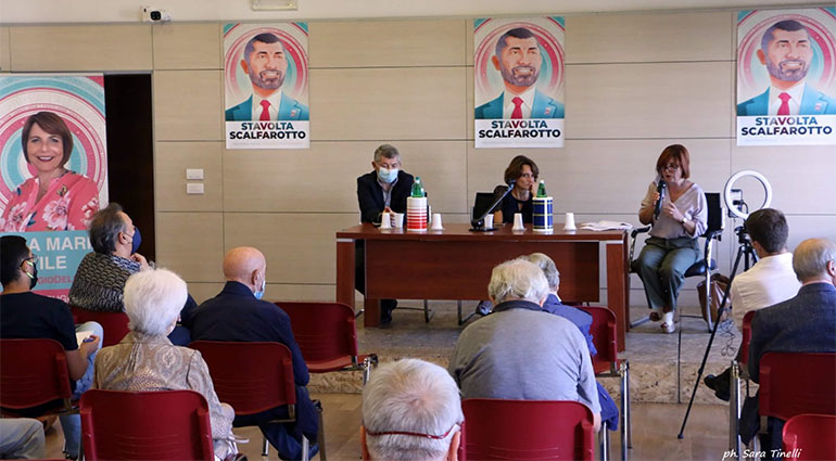 Scalfarotto e la Ministra Bonetti a Noci per Anna Maria Gentile